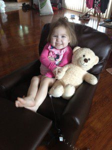 3 yr old Paige Colmer