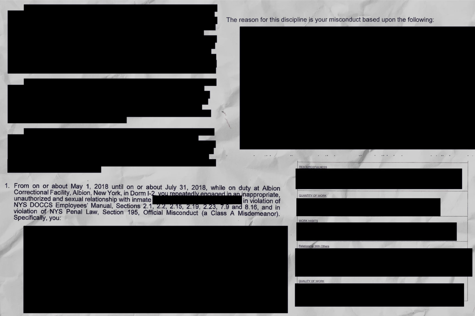 Grantee sues New York state agency to get records on prison staff accused of sexual assault